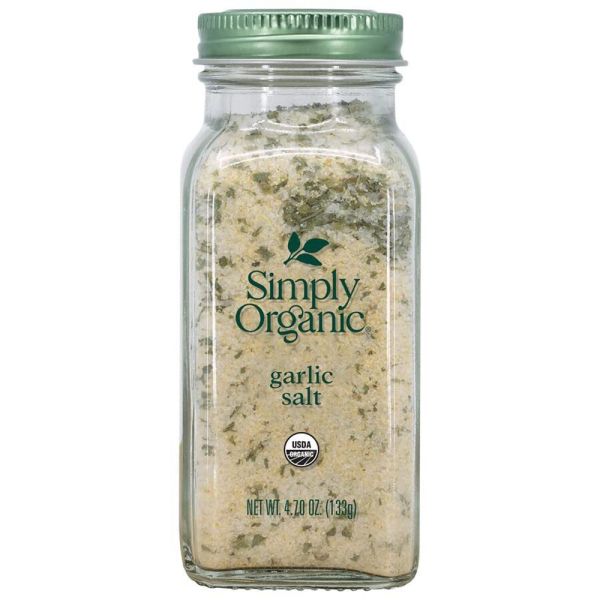 Simply Organic Garlic Salt - 4.7 oz