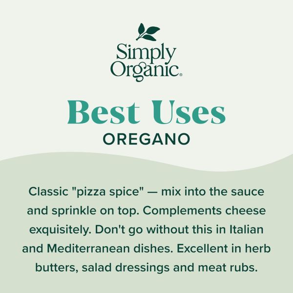 Simply Organic Oregano - 0.75 oz