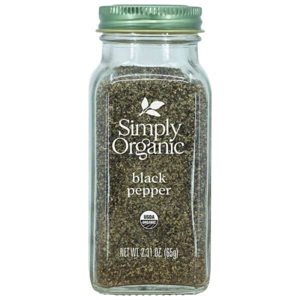Simply Organic Black Pepper - 2.31 oz