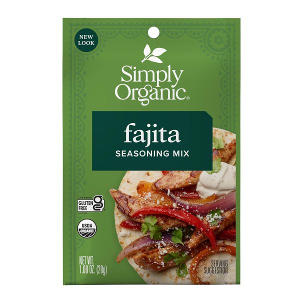 Simply Organic Fajita Seasoning Mix - 1 oz