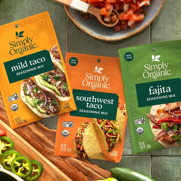 Simply Organic Fajita Seasoning Mix - 1 oz