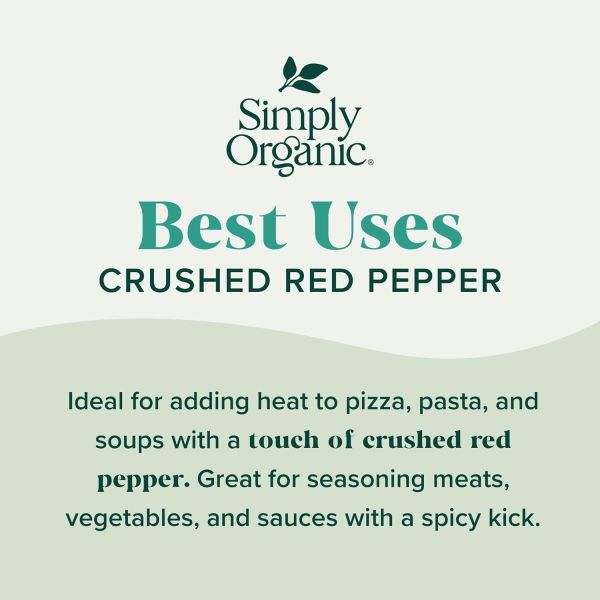 Simply Organic Crushed Red Pepper - 1.59 oz