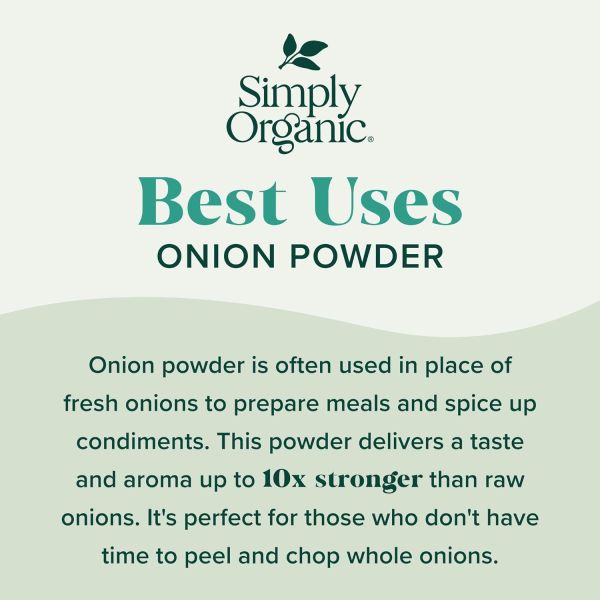 Simply Organic Onion Powder - 3 oz