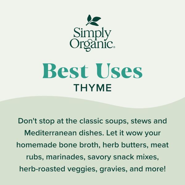 Simply Organic Thyme - 0.78 oz