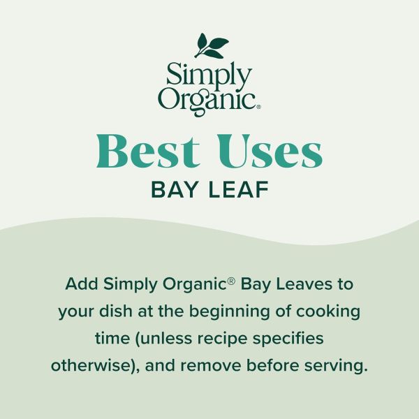 Simply Organic Bay Leaf - 0.14 oz