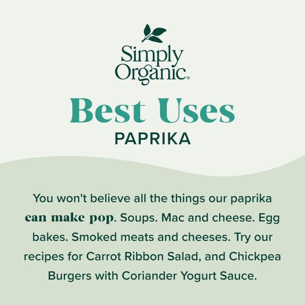 Simply Organic Paprika - 2.96 oz