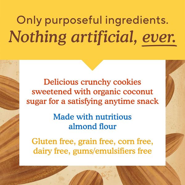 Simple Mills Crunchy Almond Flour Cookies, Double Chocolate - 5.5 oz