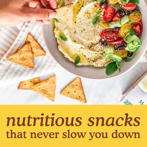 Simple Mills Veggie Pita Crackers, Mediterranean Herb - 4.25 oz