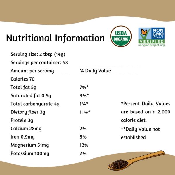 Spectrum Organic Ground Flaxseed - 14 oz
