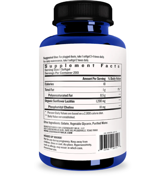 Legendairy Milk Organic Sunflower Lechithin