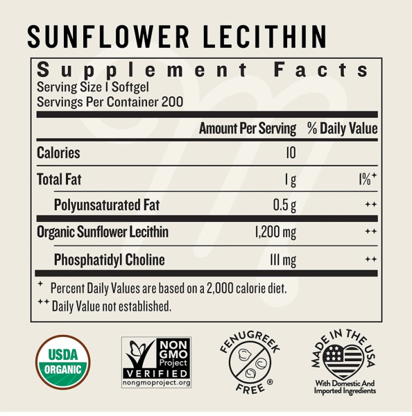 Legendairy Milk Organic Sunflower Lechithin