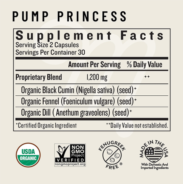 Legendairy Milk Pump Princess, 60 Vegan Capsules