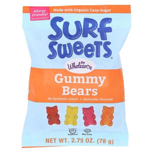 Surf Sweets Gummy Bears, Nut Free Gluten Free Dairy Free - 2.75 oz