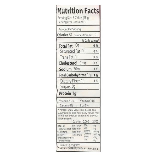 Suzie's Thin Puffed Cakes, Gluten Free Brown Rice Lightly Salted - 4.9 oz