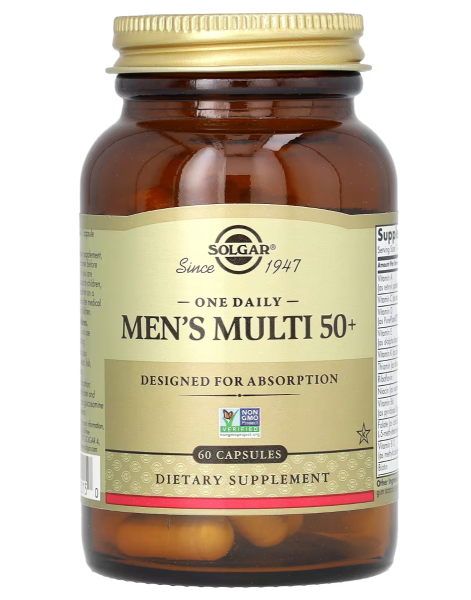 Solgar Men's 50+ Multivitamin - 60 Capsules
