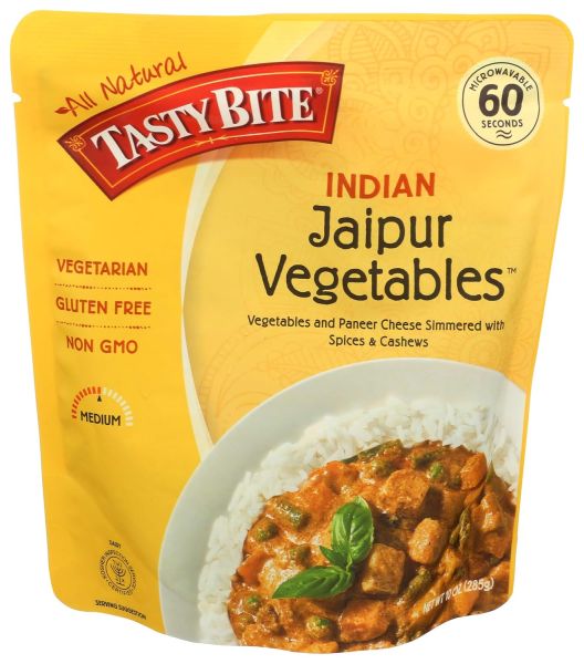 Tasty Bite Gluten Free Non-GMO Vegetables & Paneer - 10 oz