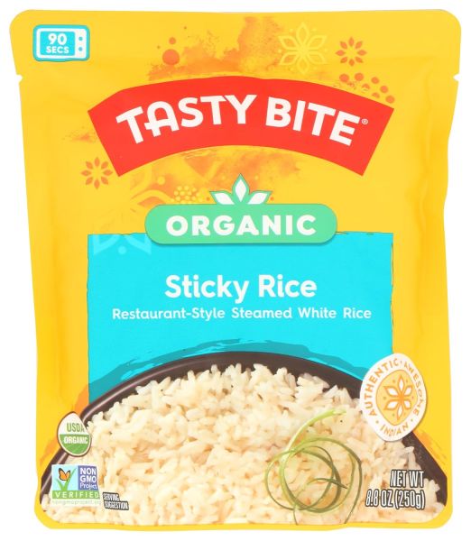 Tasty Bite Organic Sticky White Rice - 8.8 oz