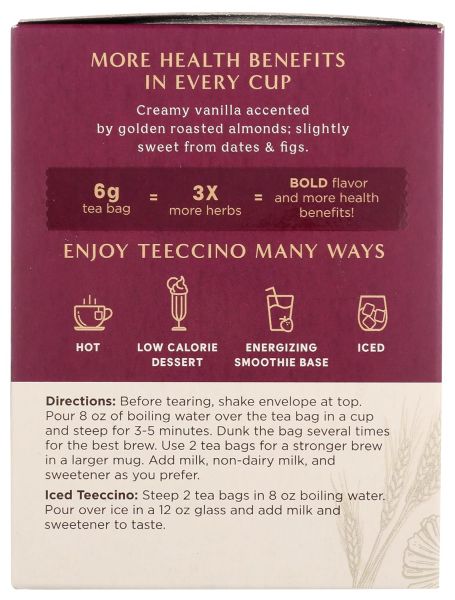 Teeccino Vanilla Nut Chicory Coffee Alternative - 11 oz