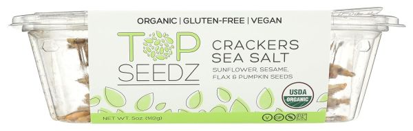 Top Seedz Sea Salt Gluten Free Crackers - 5 oz