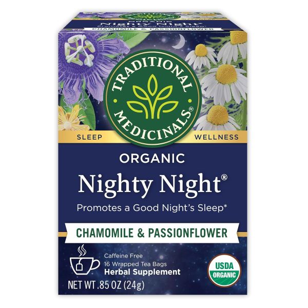 Traditional Medicinals Organic Nighty Night Herbal Tea - 16 Tea Bags