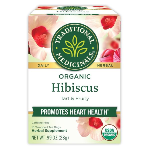 Traditional Medicinals Organic Hibiscus Herbal Tea - 16 Tea Bags