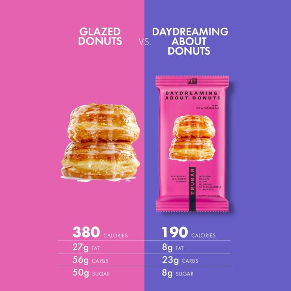 TRUBAR Vegan Protein Bar, Daydreaming About Donuts - 1.76 oz