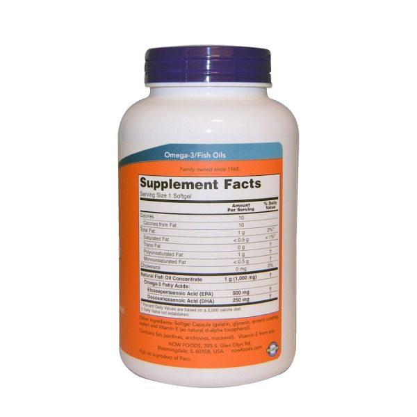 NOW Ultra Omega-3 - 180 Softgels