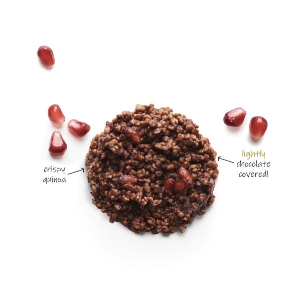 Undercover Chocolate Crispy Quinoa Dark Chocolate + Pomegranate