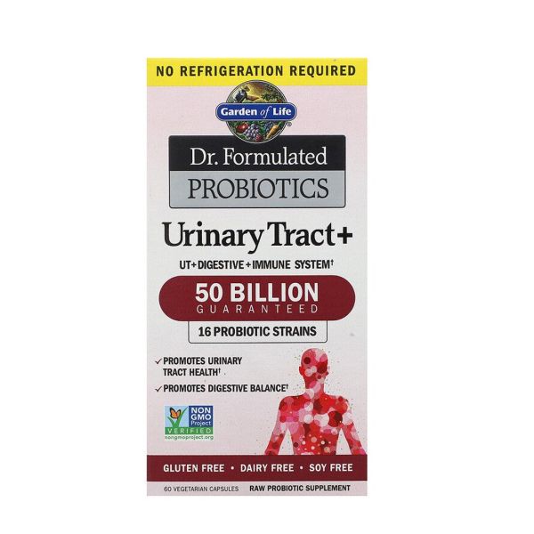 Garden of Life Dr. Formulated Probiotics Urinary Tract plus - 50 billion - 60 Vegetarian Capsules