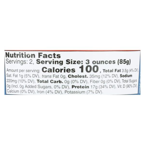 Wild Planet Wild Sockeye Salmon, Skinless & Boneless - 6 oz