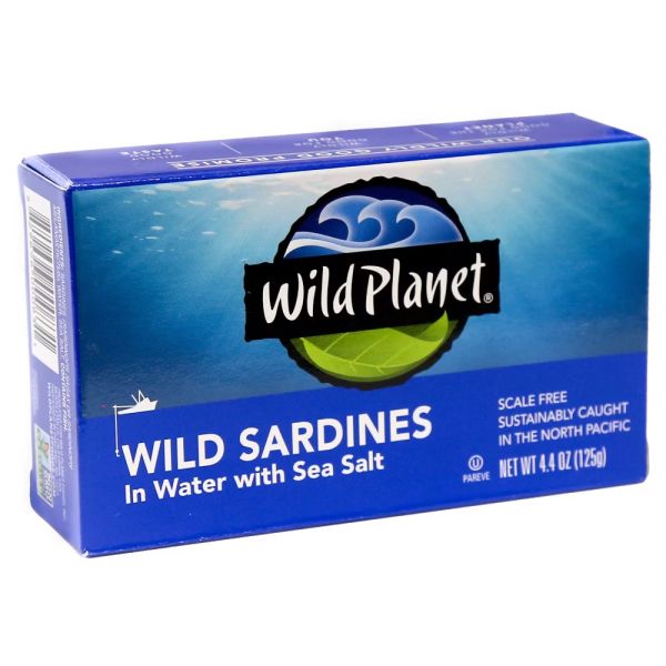 Wild Planet Wild Sardines in Water with Sea Salt - 4.4 oz