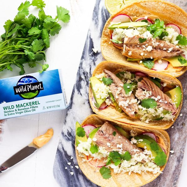 Wild Planet Wild Mackerel Fillet in Extra Virgin Olive Oil - 4.4 oz