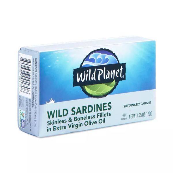 Wild Planet Wild Sardines in Extra Virgin Olive Oil with Sea Salt