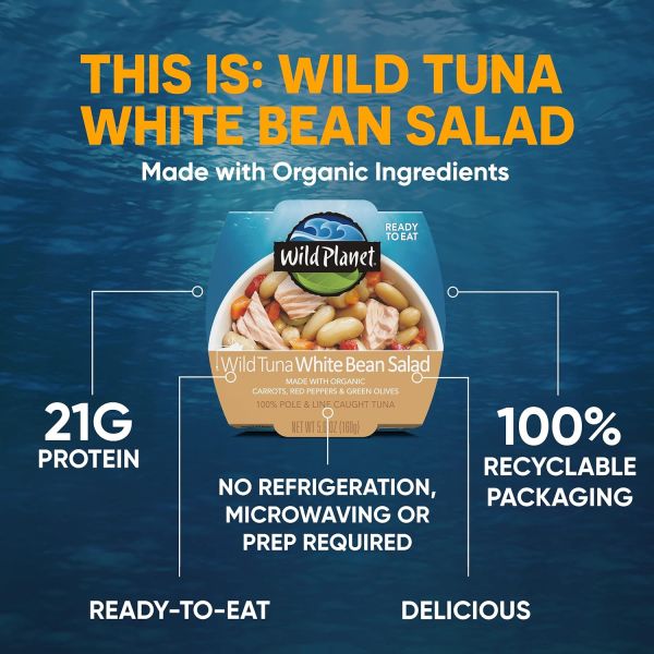 Wild Planet Wild Tuna & White Bean Salad - 5.6 oz