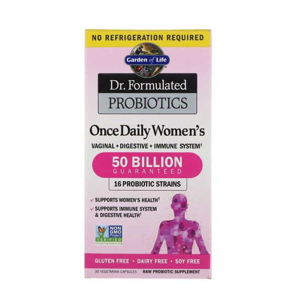 Garden of Life Dr. Formulated Probiotics Once Daily Women's - 50 billion - 30 Vegetarian Capsules