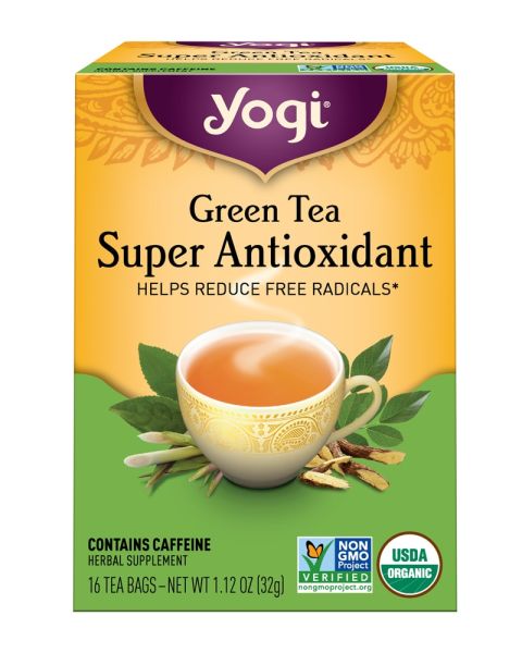 Yogi Tea Organic Super Antioxidant Green Tea - 16 Tea Bags