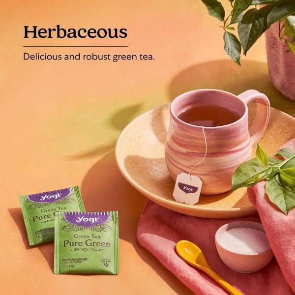 Yogi Tea Organic Pure Green Tea - 16 Tea Bags