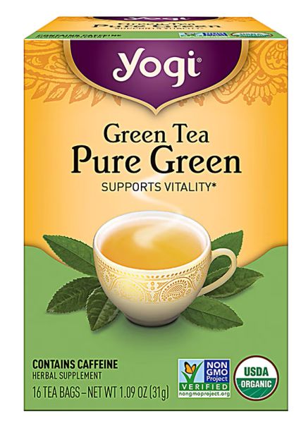 Yogi Tea Organic Pure Green Tea - 16 Tea Bags