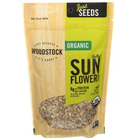 Woodstock Foods Organic Hulled And Unsalted Sunflower Seeds, 12 oz