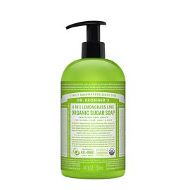 Dr. Bronner's Organic 4-in-1 Pump Soap Sugar 24 fl oz Lemongrass Lime