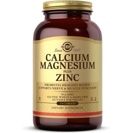 Solgar Calcium Magnesium plus Zinc - 250 Tablets