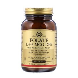 Solgar Folic Acid - 800 mcg - 250 Tablets