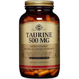 Solgar Taurine 500 mg 250 Vegetable Capsules