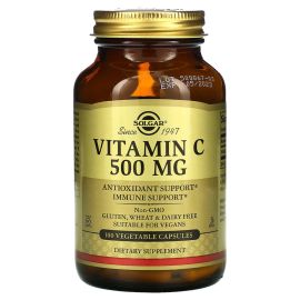 Solgar Vitamin C - 500 mg - 100 Vegetable Capsules