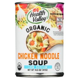 Health Valley Organic No Salt Added Chicken Noodle Soup - 14.5 oz