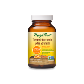 MegaFood Turmeric Curcumin Extra Strength Whole Body with Black Pepper - 60 Tablets