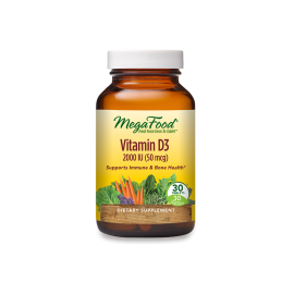 MegaFood Vitamin D3 Immune Support - 2000 IU (50 mcg) - 30 Tablets