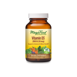 MegaFood Vitamin D3 Immune Support - 2000 IU (50 mcg) - 60 Tablets