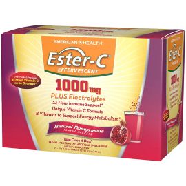 American Health Ester-C 1000 mg Effervescent Natural Pomegranate 21 pkt Powder