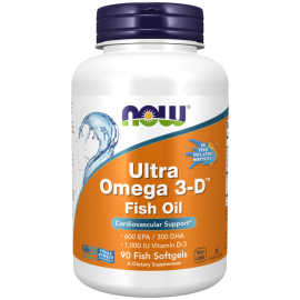 NOW Ultra Omega 3-D™ - 90 Softgels